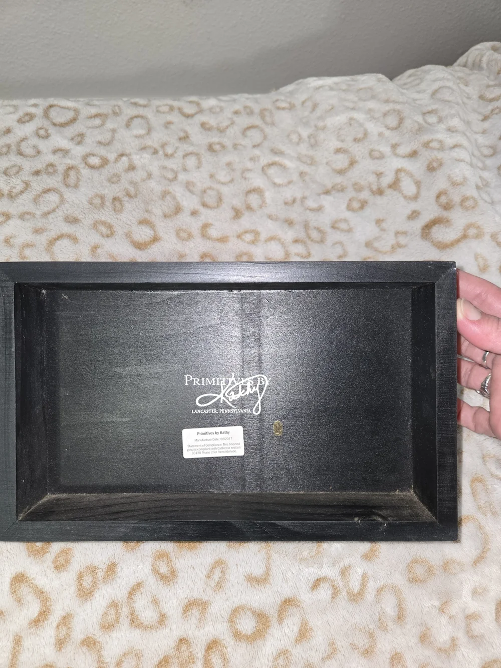 Primitives by Kathy Wooden Box Sign – Alcohol